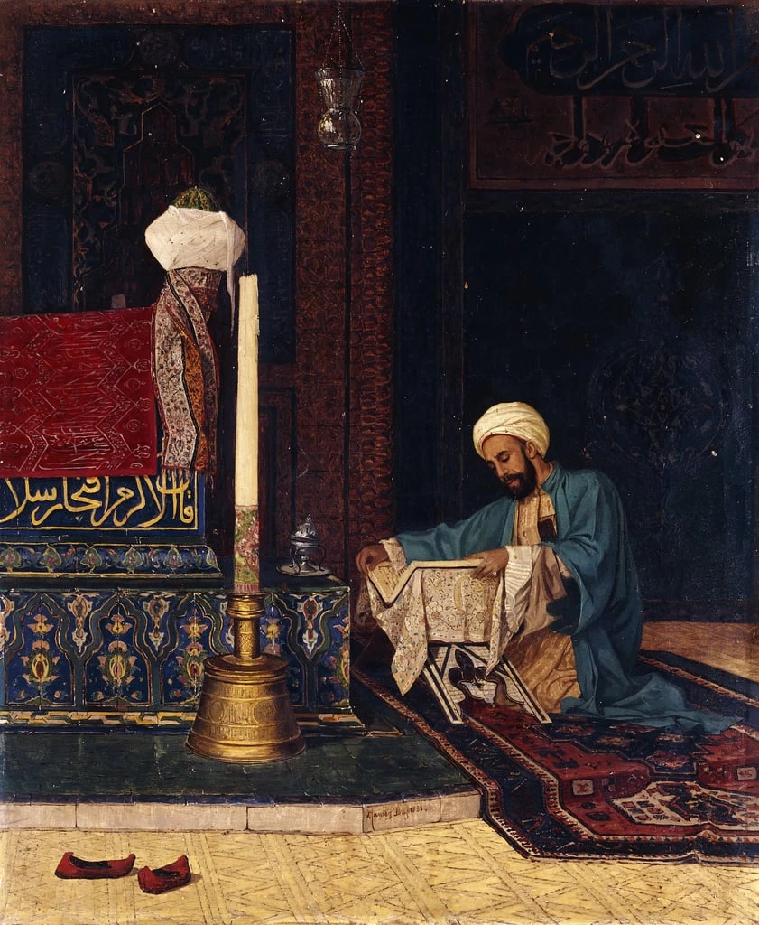 La tomba di Mehmed I, la tomba di Yesil, Bursa, 1881